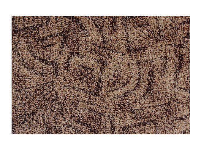 Metrážový koberec bytový Bella 44 hnědý - šíře 4 m