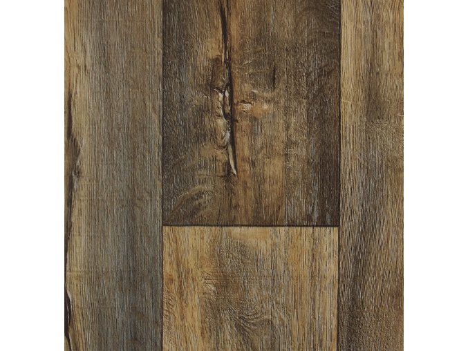 Bytové PVC metráž Toptex Cracked Oak 693D šíře 5 m