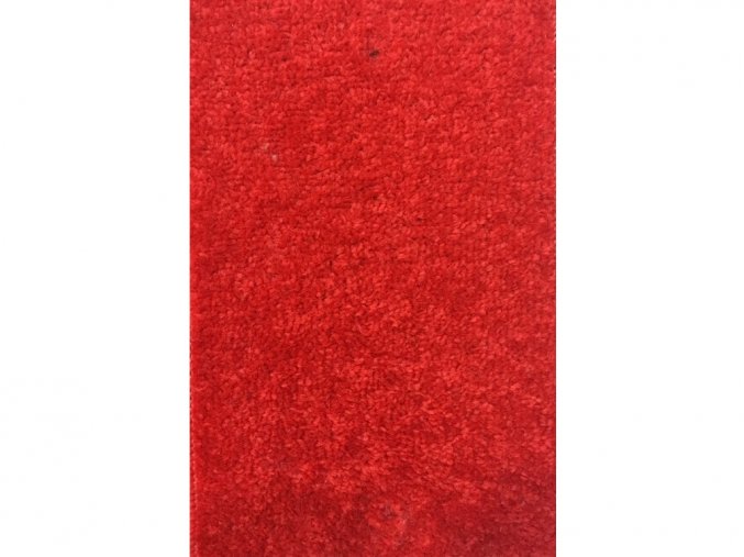 Metrážový koberec bytový Eton červený - šíře 4 m