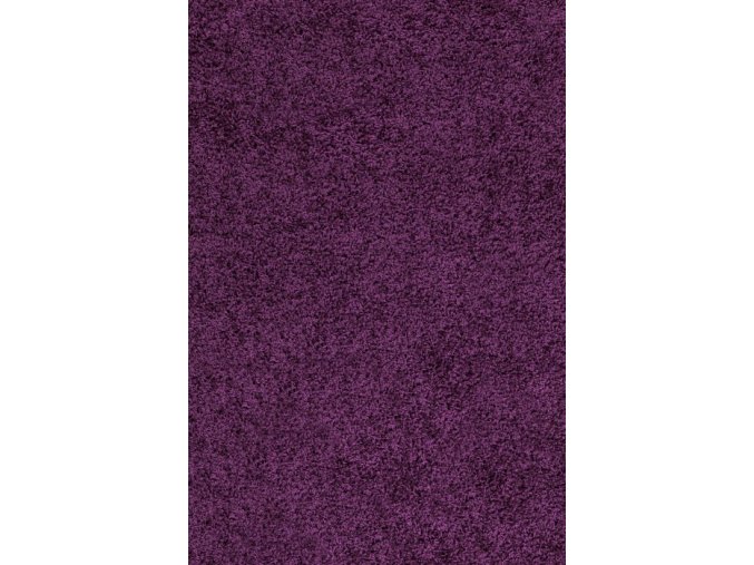 Chlupatý kusový koberec Life Shaggy 1500 fialový (Typ kulatý 80 cm)