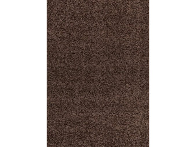 Chlupatý kusový koberec Dream Shaggy 4000 hnědý (Typ kulatý 80 cm)