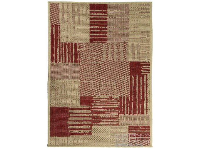 Moderní (buklák) kusový koberec Sisalo Dawn 706044P | červený