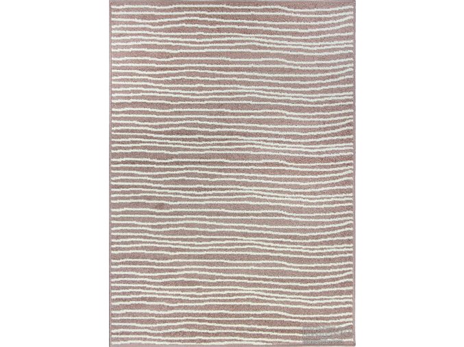 Moderní kusový koberec Lotto 562/HR5P | béžovo-bílá