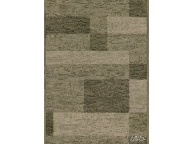 Moderní koberec běhoun Icona 29 zelený (Šíře role šíře 120 cm)