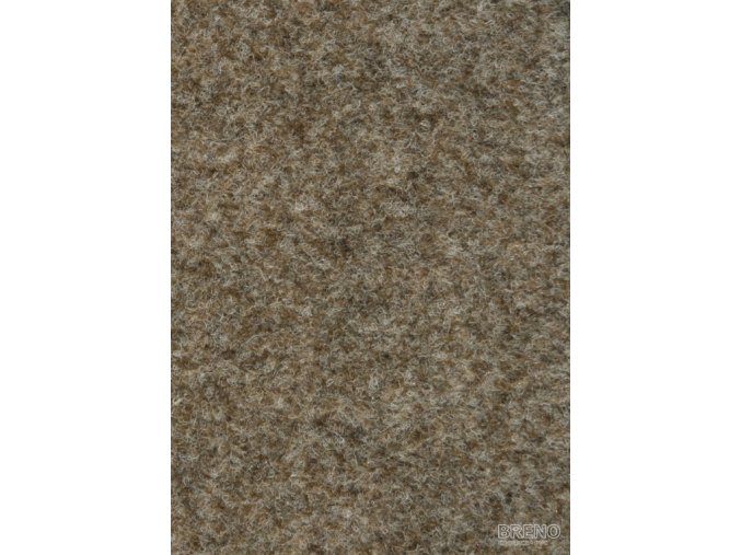 Metrážový koberec zátěžový New Orleans Res 142 hnědý - šíře 4 m