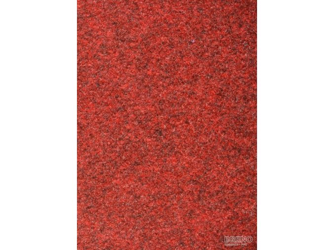 Metrážový koberec zátěžový Rambo Res 40 červený - šíře 4 m