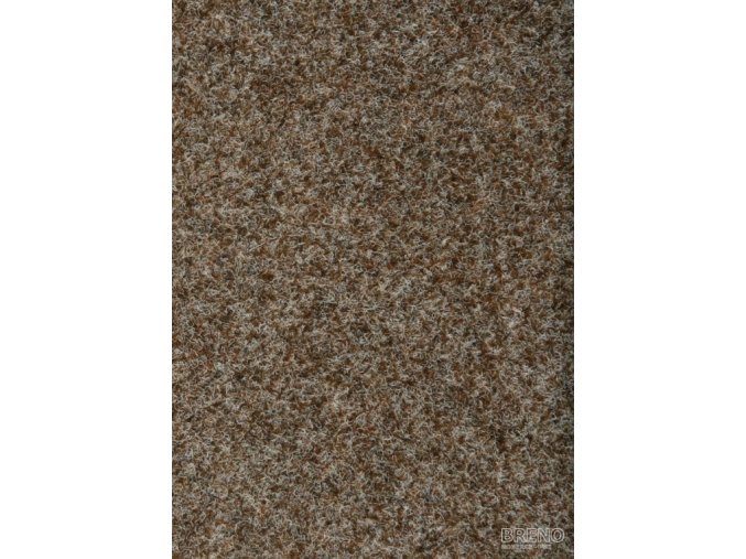 Metrážový koberec zátěžový Primavera Res 153 hnědý - šíře 4 m
