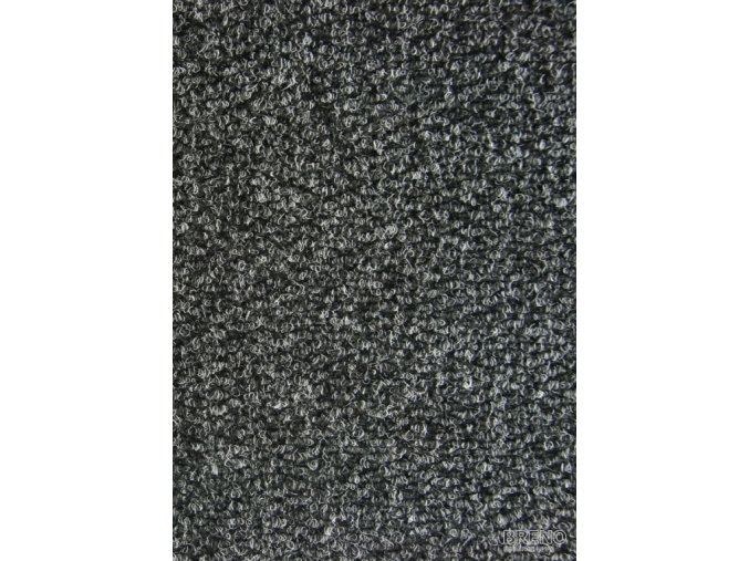Metrážový koberec zátěžový Piccolo 236 Res černý - šíře 4 m