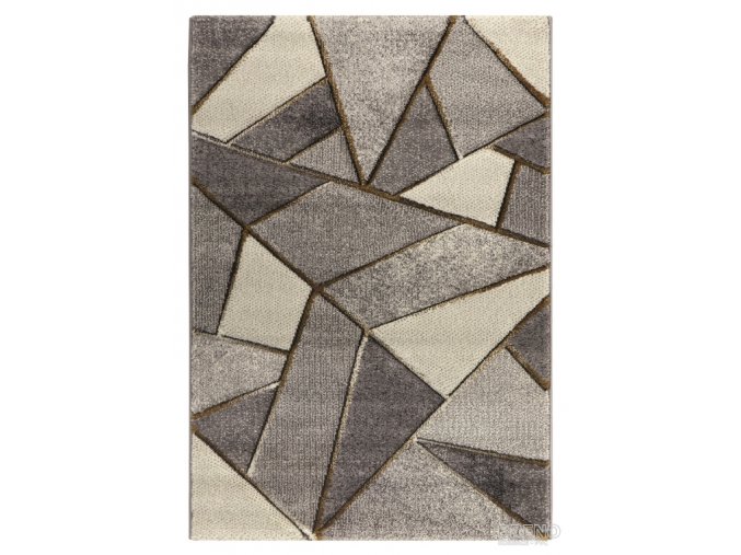 Moderní kusový koberec Diamond 22647/957 | šedý