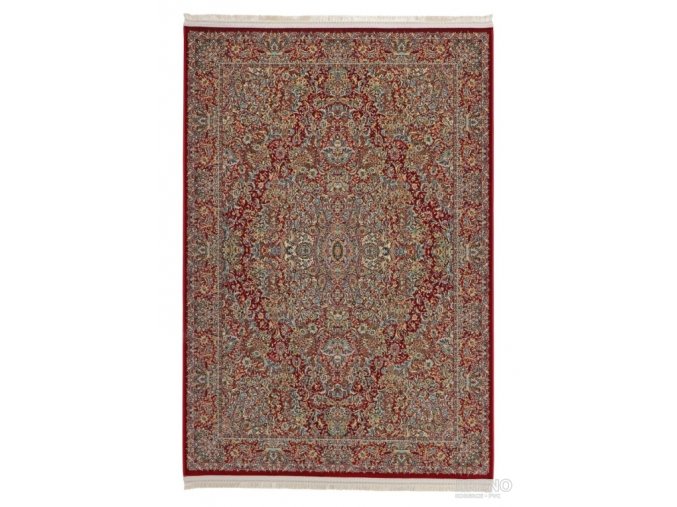 Klasický přírodní kusový koberec Razia 180/ET2R | červený