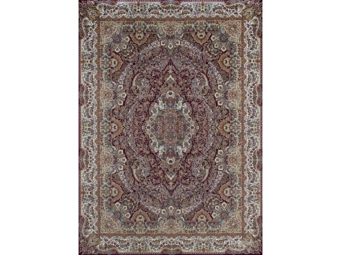 Klasický přírodní kusový koberec Razia 502/ET2R | hnědý