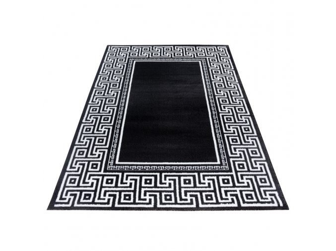 51629 5 moderni kusovy koberec parma 9340 black cerny