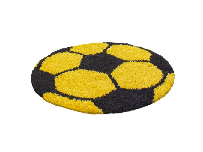 Dětský kusový koberec Fun 6001 Yellow | žlutá