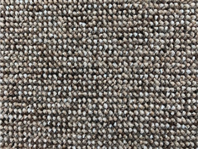 Metrážový koberec bytový Porto | hnědá - šíře 4 m