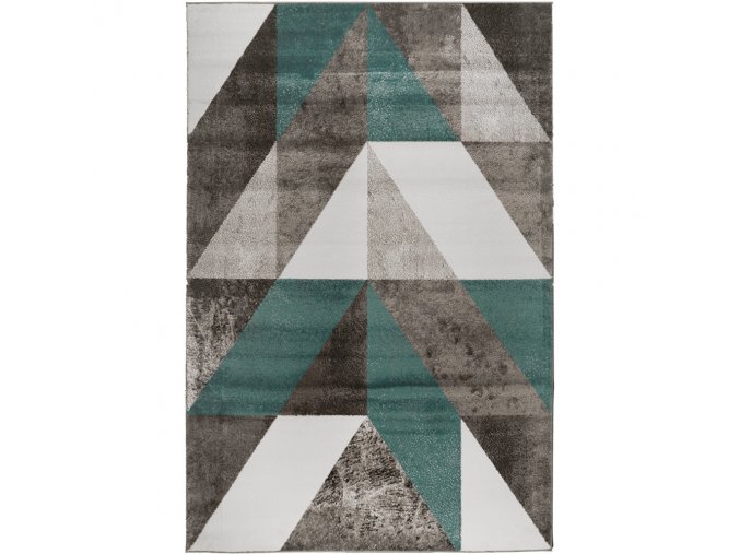 Moderní kusový koberec Calderon F2220 | tyrkysový