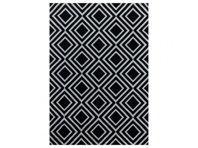 Moderní kusový koberec Costa 3525 black | Černá