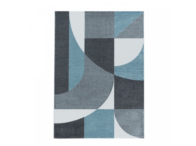 Moderní kusový koberec Efor 3711 blue | Vícebarevná