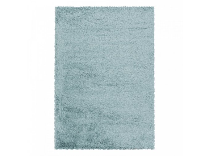 Chlupatý kusový koberec Fluffy Shaggy 3500 blue | Modrá