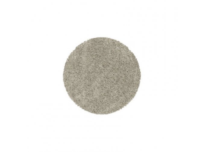 Chlupatý kusový koberec Sydney Shaggy 3000 natur kruh | Béžová