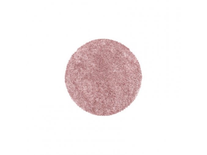 Chlupatý kusový koberec Sydney Shaggy 3000 rose kruh | Růžová