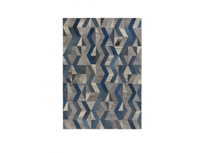 60349 7 kusovy koberec flair rugs moda asher modra