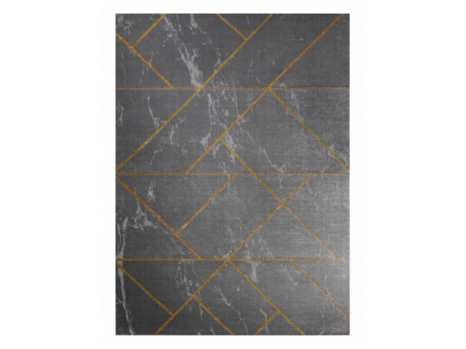 Kusový koberec Emerald geometric 1012 grey and goldšedá | šedá