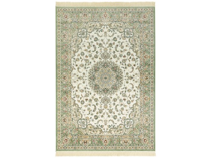 Kusový koberec Naveh 104379 Ivory/Green | zelená