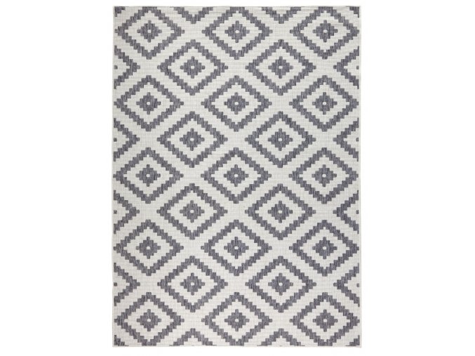 Kusový koberec Twin-Wendeteppiche 103132 grau creme | šedá