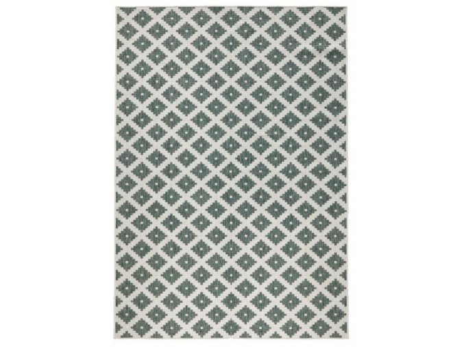 Kusový koberec Twin-Wendeteppiche 103125 grün creme | zelená