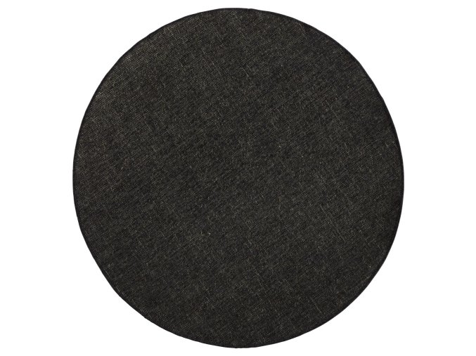 Kusový koberec Twin-Wendeteppiche 103096 schwarz creme kruh | černá