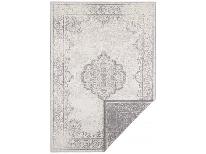 Kusový koberec Twin Supreme 103870 Cebu Grey/Cream | bílá, šedá