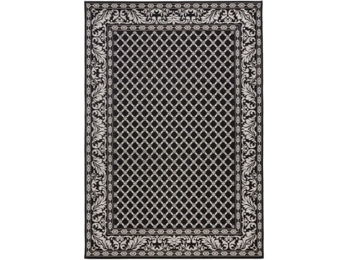 Kusový koberec BOTANY Royal Schwarz 102479 - venkovní (outdoor) | černá