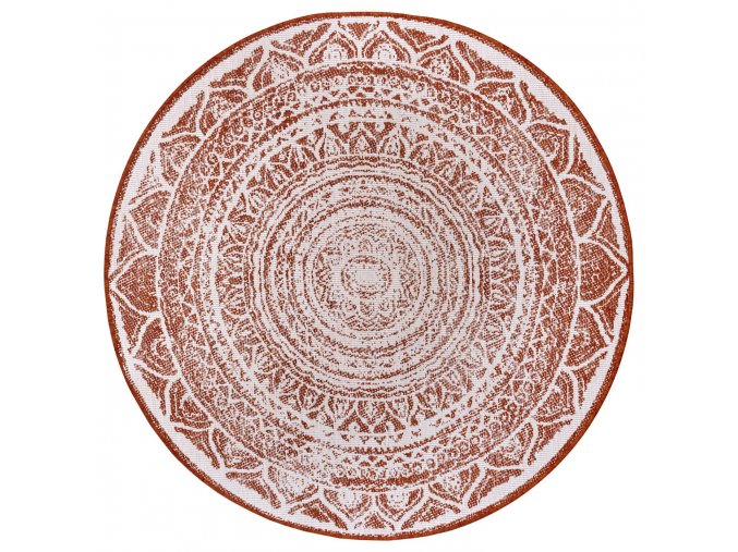 Kusový koberec Twin Supreme 105497 Cayenne kruh | oranžová