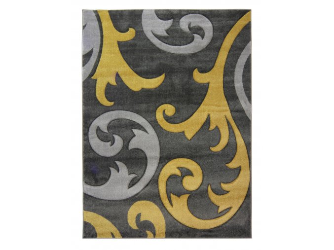 Kusový koberec Hand Carved Elude Ochre | žlutá