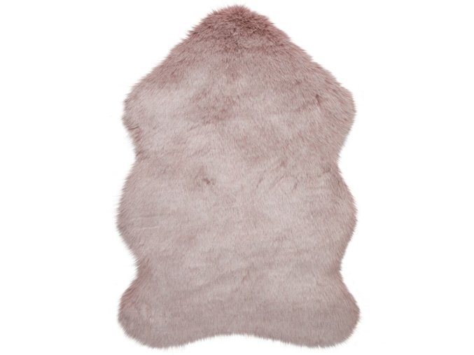 Kusový koberec Freja Faux Fur Copenhagen Blush Pink