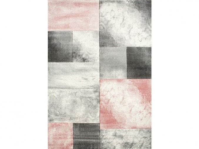 Designový koberec Hawaii 1710-03 Pink | šedá, růžová