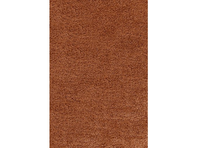 Chlupatý kusový koberec Life Shaggy 1500 terra | Oranžová