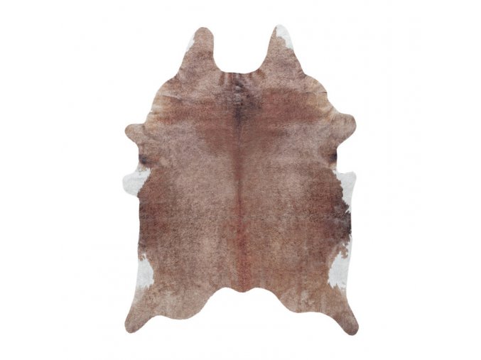 Moderní kusový koberec Etosha 4112 brown (tvar kožešiny) | Hnědá