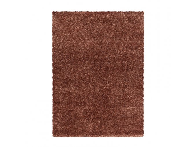 Chlupatý kusový koberec Brilliant Shaggy 4200 Copper | Hnědá