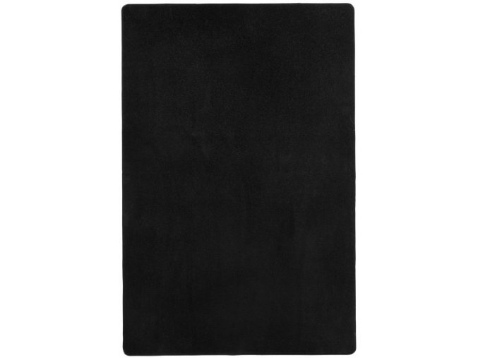 Jednobarevní kusovy koberec Fancy 103004 Schwarz | Černá