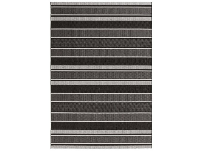 Moderní kusový koberec Meadow 102734 schwarz | Černá