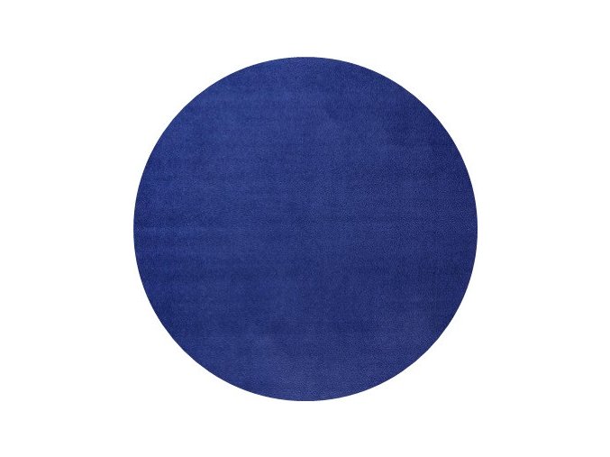 Jednobarevní  kusový koberec Fancy 103007 Blau kruh | Modrá