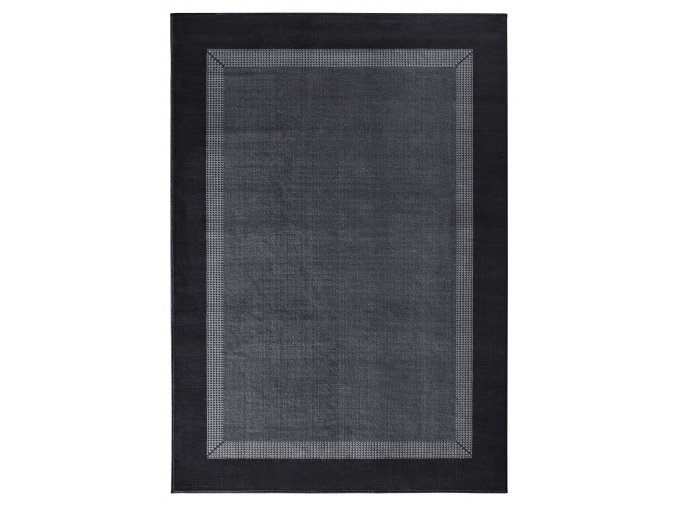 Moderní kusový koberec Basic 105486 Black | Černá