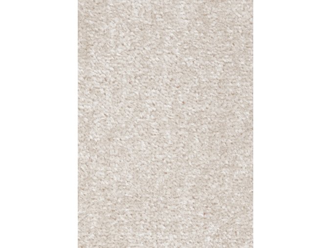 Jednobarevní kusový koberec Nasty 101152 Creme | Bílá