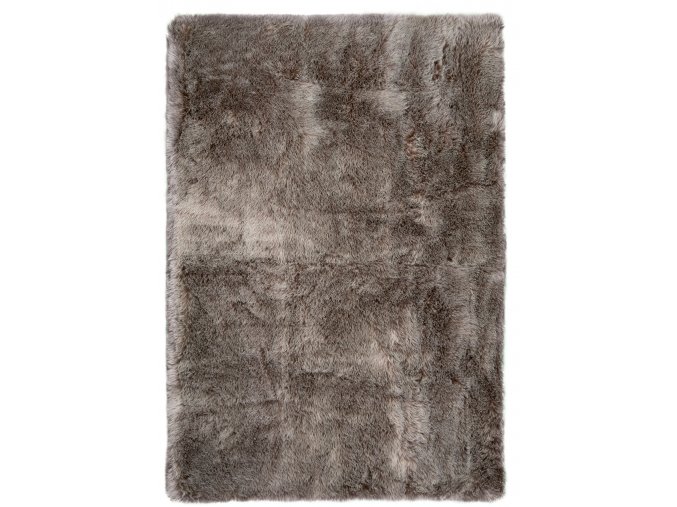 Chlupatý kusový koberec Samba 495 Taupe | Hnědá