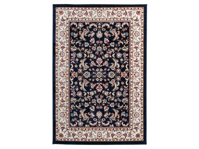 Klasický kusový koberec Isfahan 741 navy | Modrá