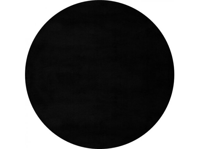 Moderní kusový koberec Cha Cha 535 black kruh | Černá