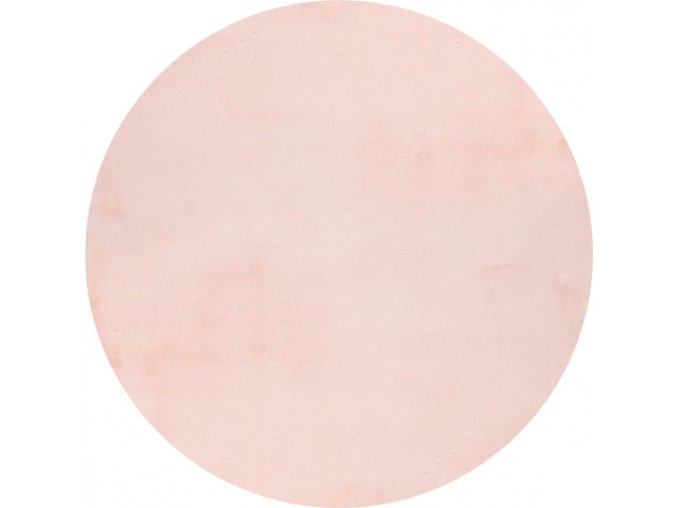 Moderní kusový koberec Cha Cha 535 powder pink kruh | Růžová