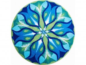Koupelnová předložka Grund Mandala - Tichá zář modrá