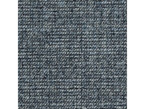 Metrážový koberec bytový Manhattan Twinback 7677 modrý - šíře 5 m